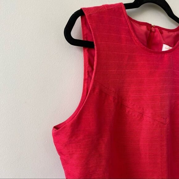 Tory BURCH-Linen Silk Blend Kimberly Belted Dress - Picture 7 of 13